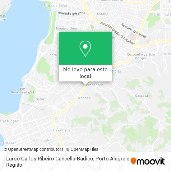 Largo Carlos Ribeiro Cancella-Badico mapa