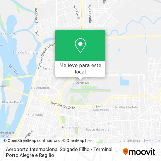 Aeroporto Internacional Salgado Filho - Terminal 1 mapa