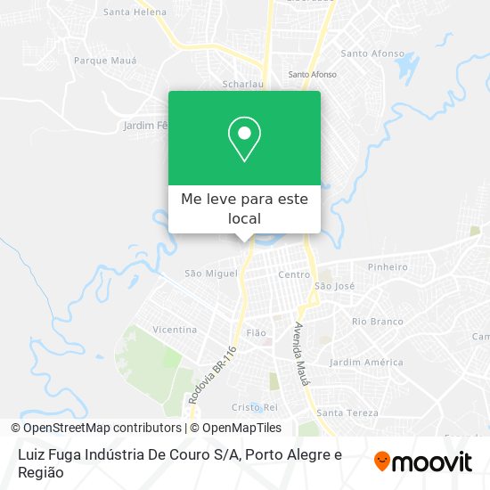 Luiz Fuga Indústria De Couro S / A mapa