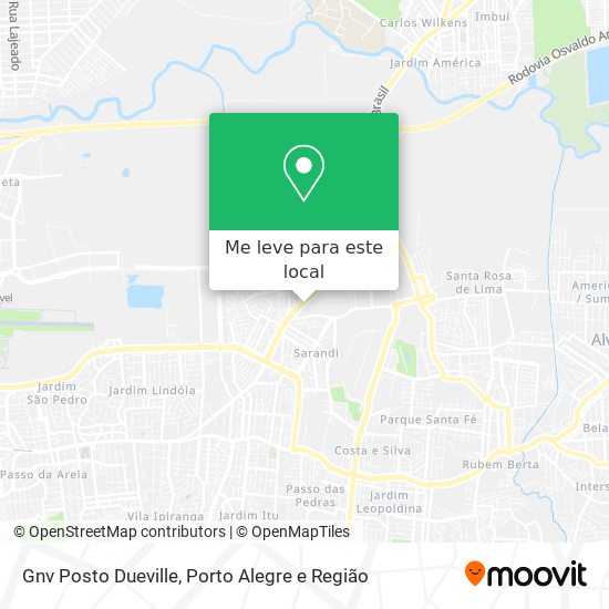 Gnv Posto Dueville mapa