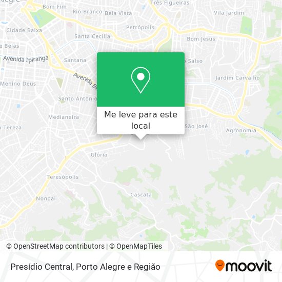 Presídio Central mapa