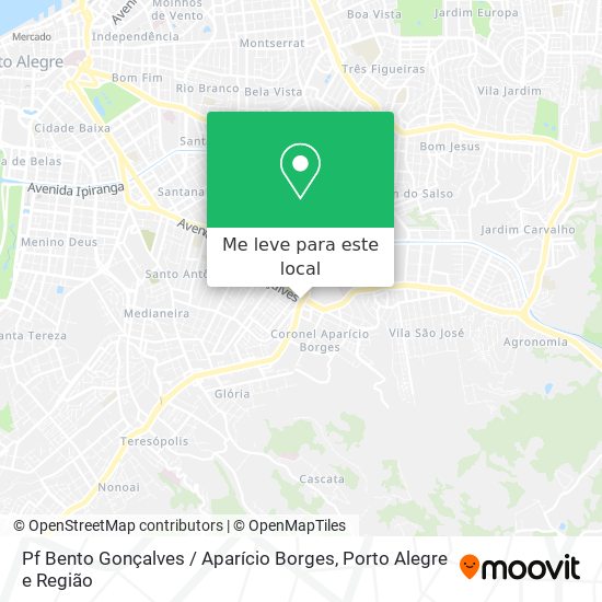 Pf Bento Gonçalves / Aparício Borges mapa