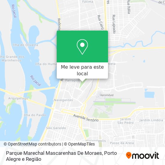 Parque Marechal Mascarenhas De Moraes mapa