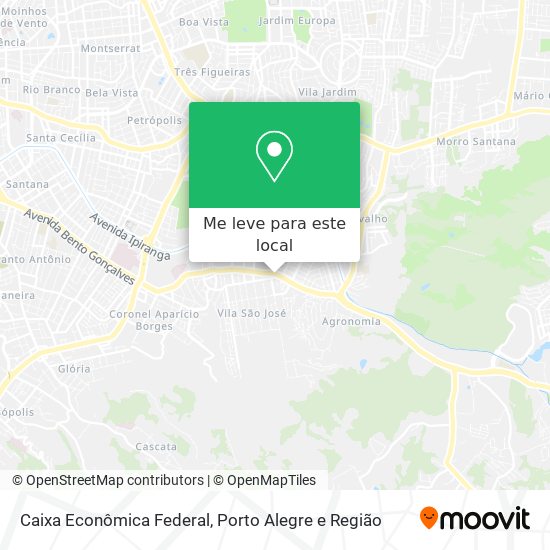 Caixa Econômica Federal mapa
