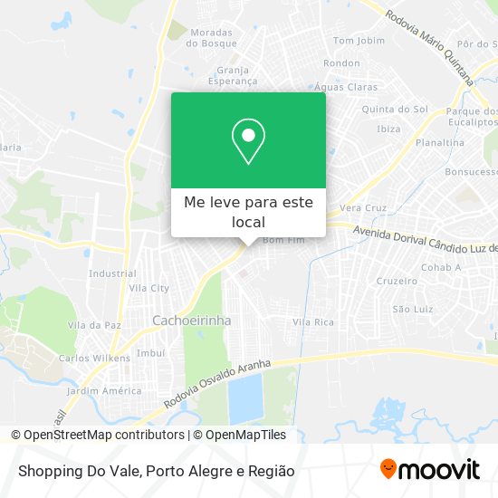 Shopping Do Vale mapa