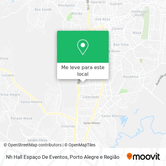 Nh Hall Espaço De Eventos mapa