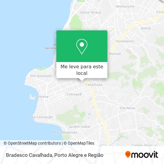 Bradesco Cavalhada mapa