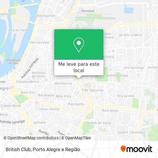 British Club mapa