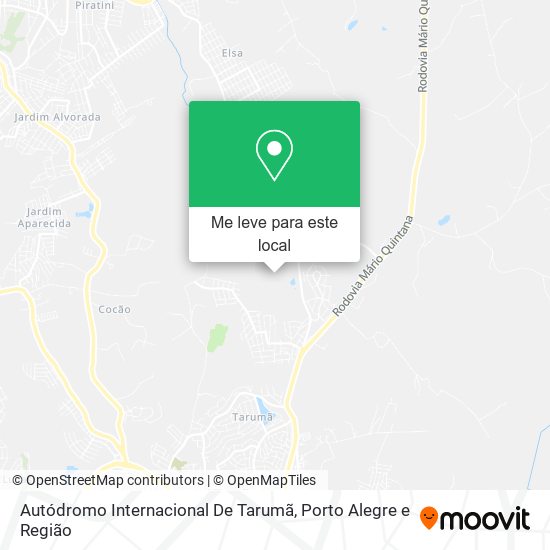 Autódromo Internacional De Tarumã mapa