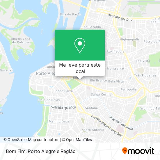 Bom Fim mapa