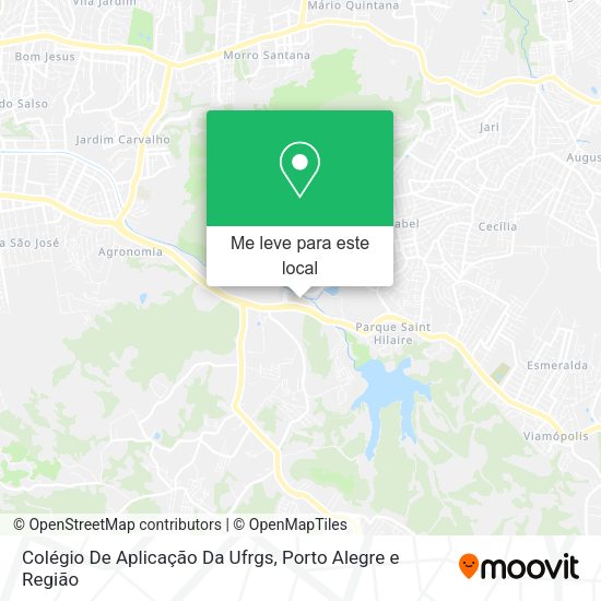 Colégio De Aplicação Da Ufrgs mapa