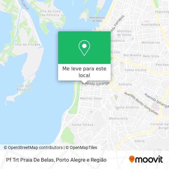 Pf Trt Praia De Belas mapa