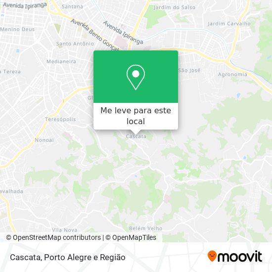 Cascata mapa