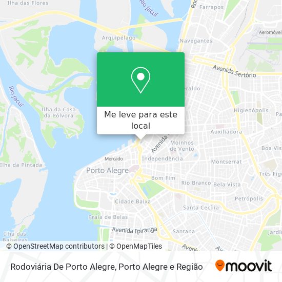 Rodoviária De Porto Alegre mapa