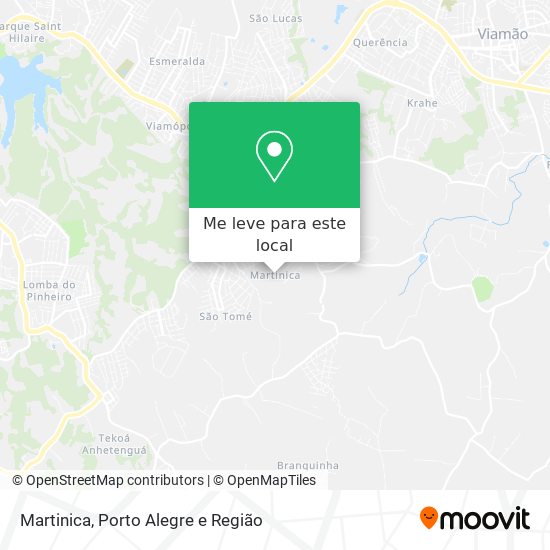 Martinica mapa