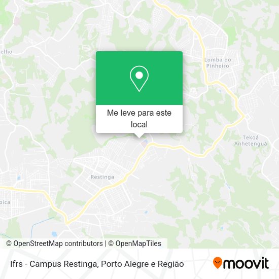 Ifrs - Campus Restinga mapa