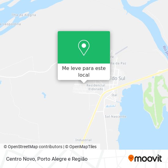 Centro Novo mapa