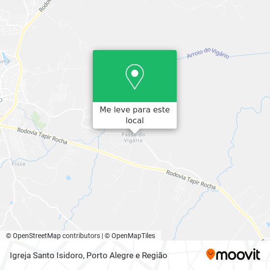 Igreja Santo Isidoro mapa