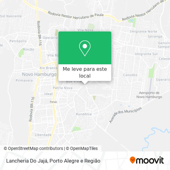 Lancheria Do Jajá mapa