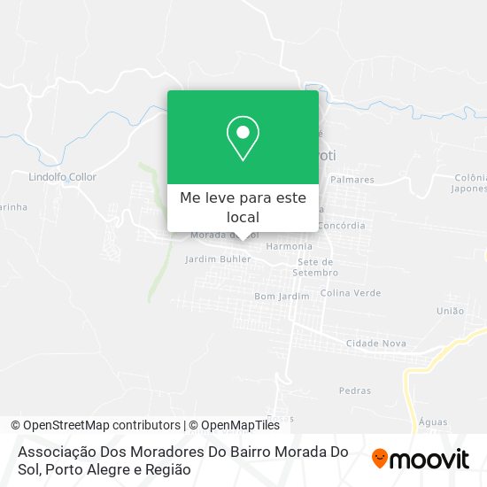 Associação Dos Moradores Do Bairro Morada Do Sol mapa