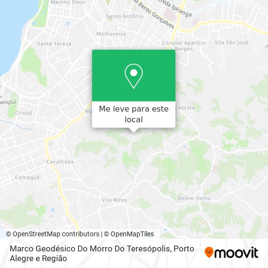 Marco Geodésico Do Morro Do Teresópolis mapa