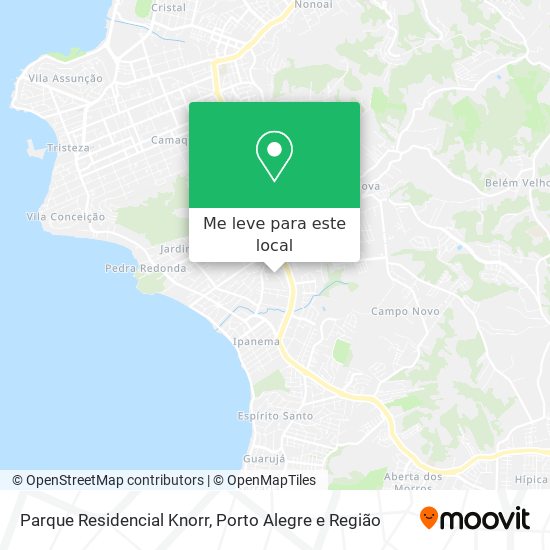 Parque Residencial Knorr mapa