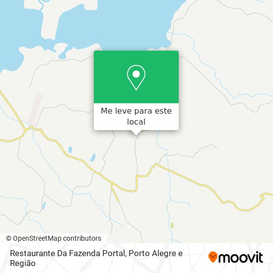 Restaurante Da Fazenda Portal mapa