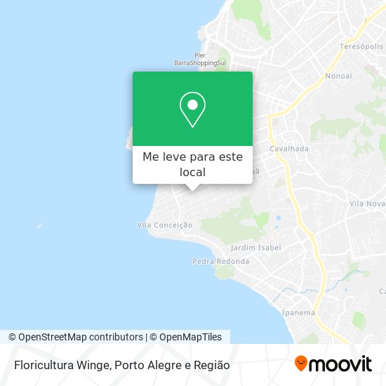 Floricultura Winge mapa
