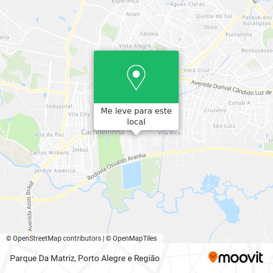 Parque Da Matriz mapa