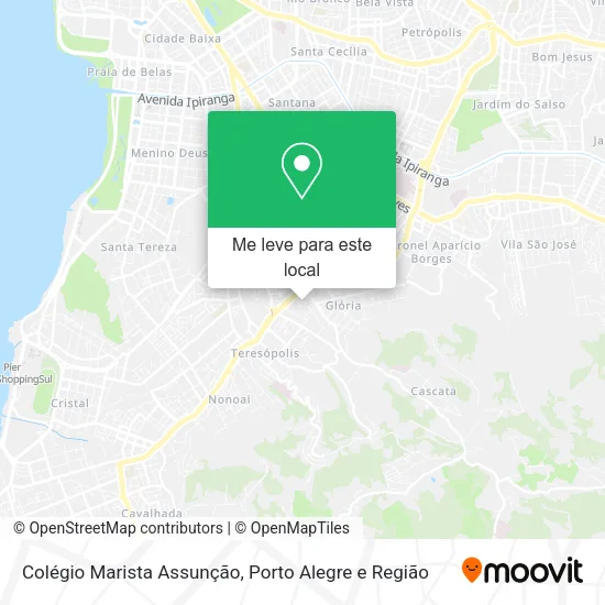 Colégio Marista Assunção mapa