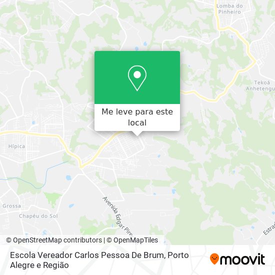 Escola Vereador Carlos Pessoa De Brum mapa