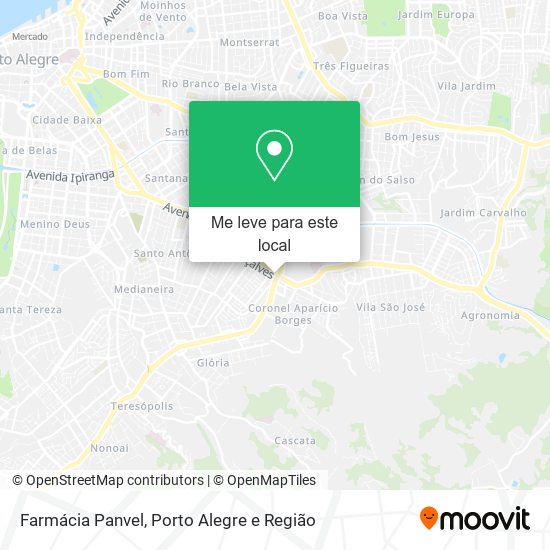 Farmácia Panvel mapa