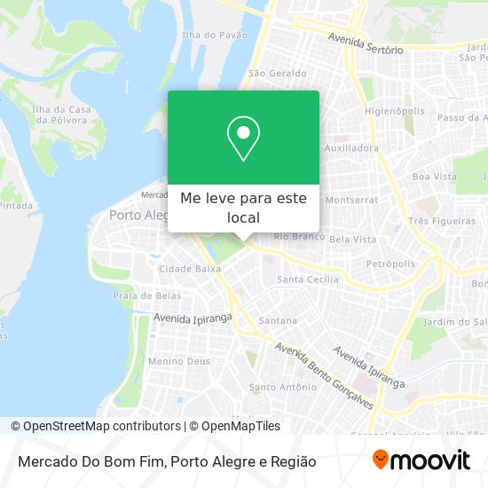 Mercado Do Bom Fim mapa