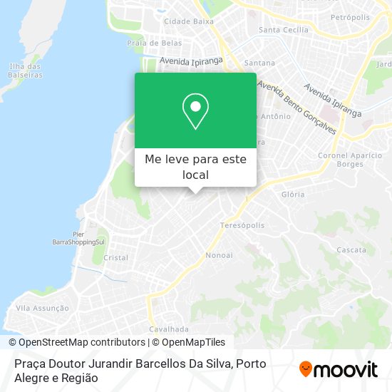 Praça Doutor Jurandir Barcellos Da Silva mapa
