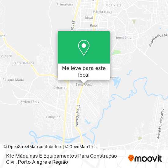 Kfc Máquinas E Equipamentos Para Construção Civil mapa