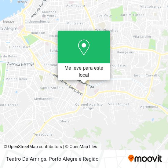 Teatro Da Amrigs mapa