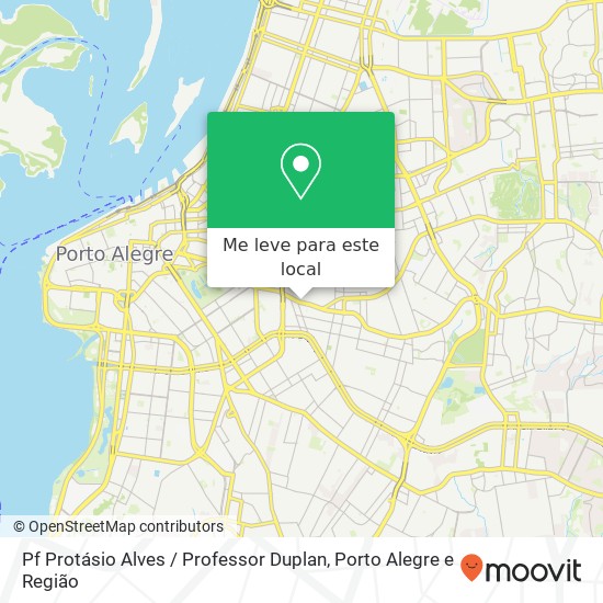 Pf Protásio Alves / Professor Duplan mapa