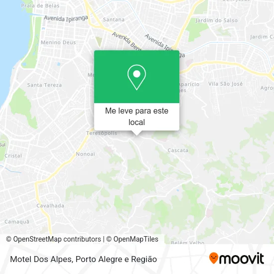 Motel Dos Alpes mapa