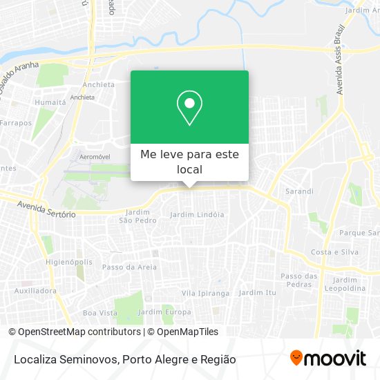 Localiza Seminovos mapa