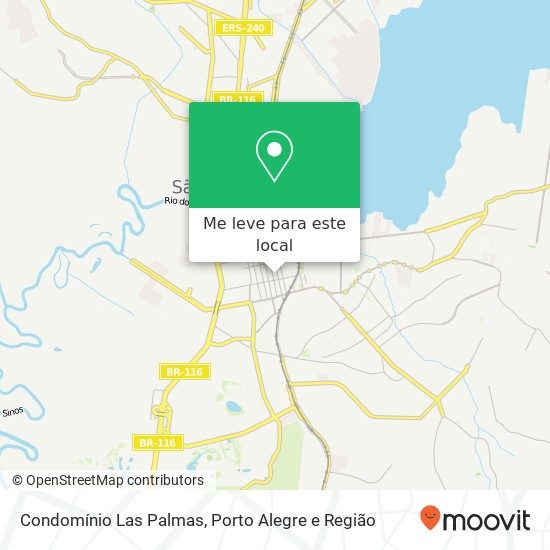 Condomínio Las Palmas mapa