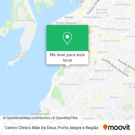 Centro Clínico Mãe De Deus mapa