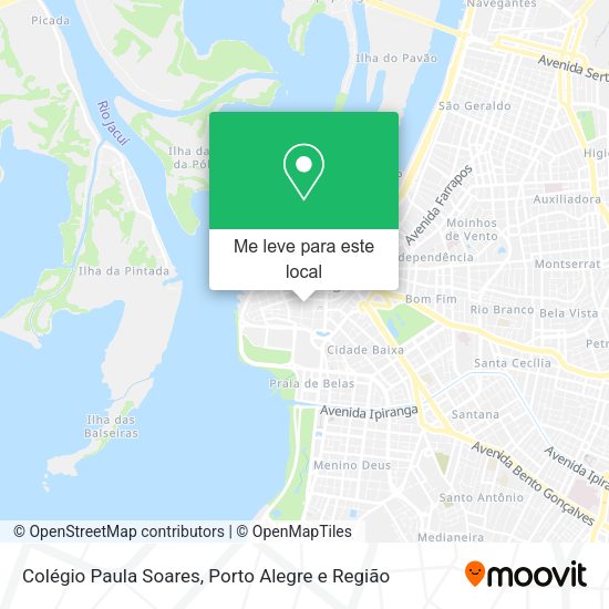 Colégio Paula Soares mapa