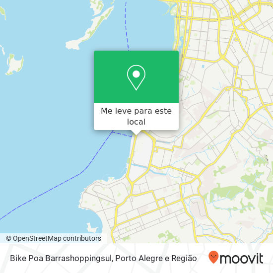 Bike Poa Barrashoppingsul mapa