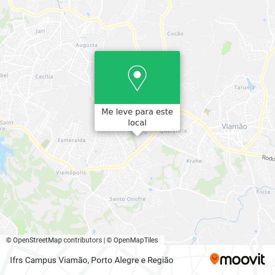 Ifrs Campus Viamão mapa
