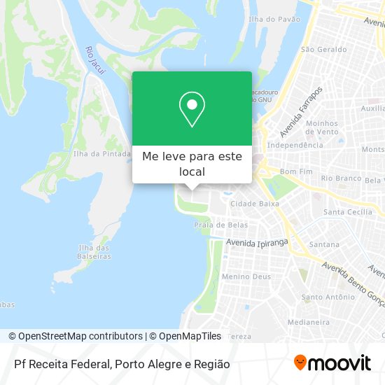 Pf Receita Federal mapa