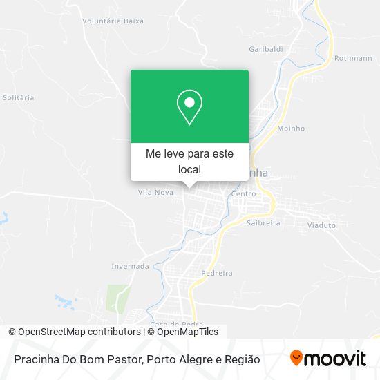Pracinha Do Bom Pastor mapa