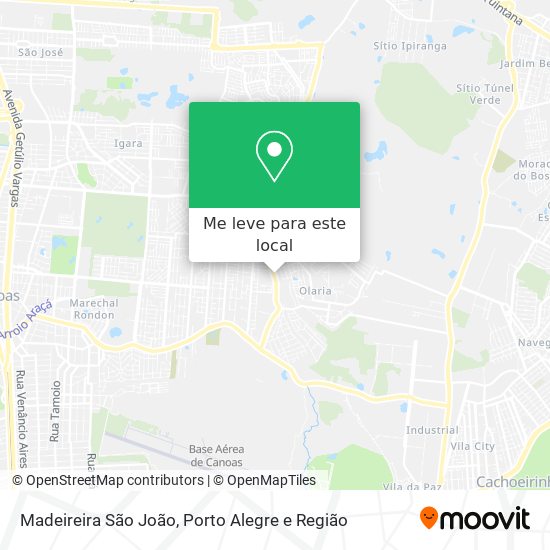 Madeireira São João mapa