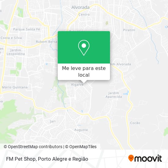FM Pet Shop mapa