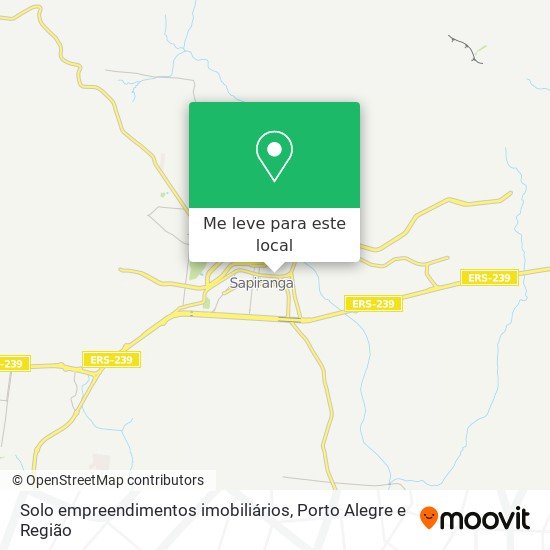 Solo empreendimentos imobiliários mapa