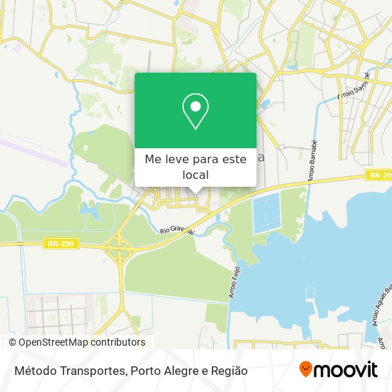 Método Transportes mapa